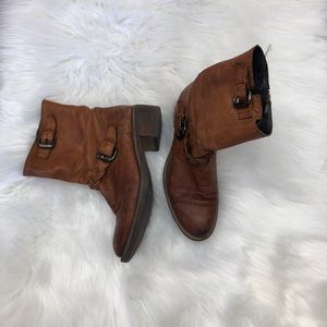 Lavorate a Mano Brown Leather Boots Size 37